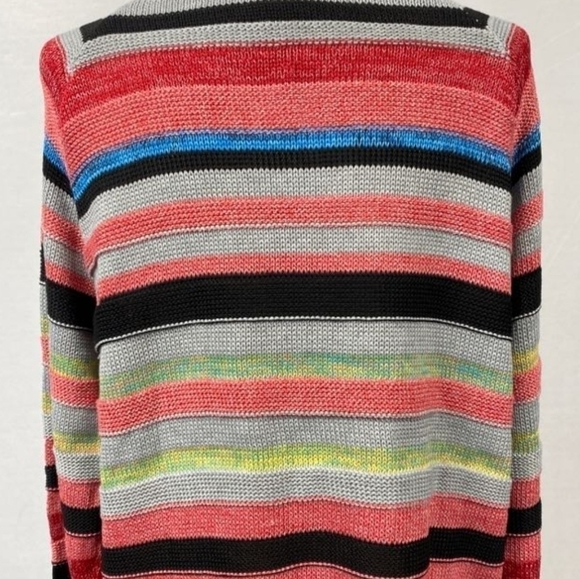 Multi-Color Cardigan size large made with ❤️ - Picture 9 of 11